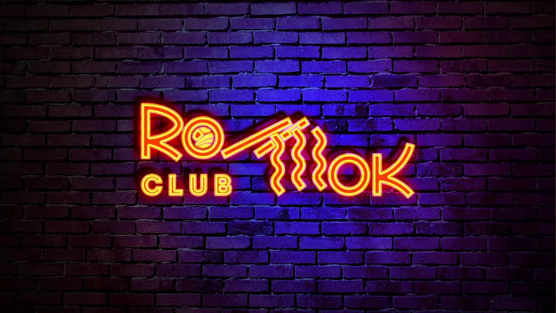 Разработка интерьерной вывески суши-бара «Roll Wok Club» в Мензелинске